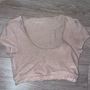 Beyond Yoga Blush Crop Top